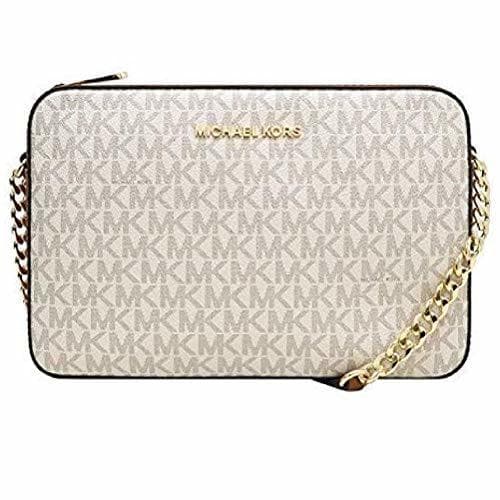 Product Michael Kors Jet Set - Bolso bandolera para mujer, Blanco