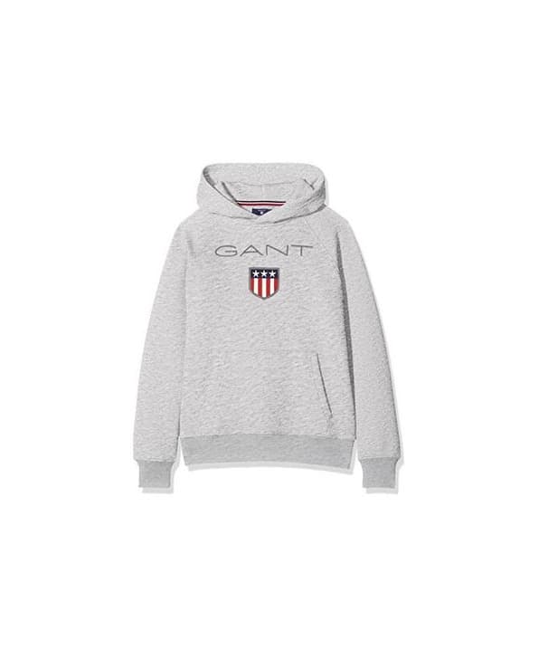 Producto GANT D1. Shield Logo Sweat Hoodie Capucha, Gris