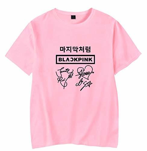 Fashion SIMYJOY Blackpink Firma Camiseta para los fanáticos Buen Regalo Camiseta para Hombres