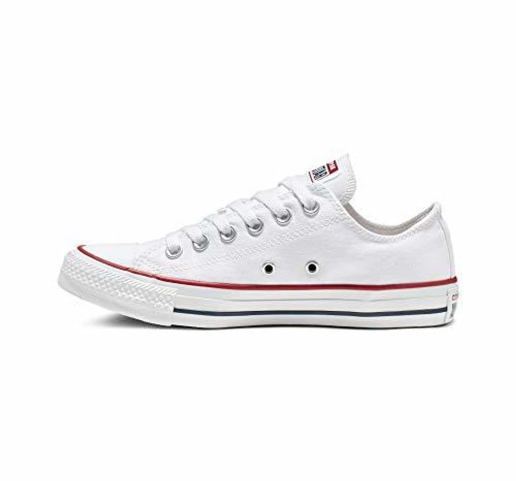 Fashion Converse Chuck Taylor All Star Ox Zapatillas Unisex, Blanco