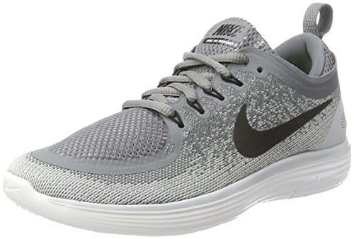 Moda Nike Free Run Distance 2 - Zapatillas de Entrenamiento Mujer, Gris