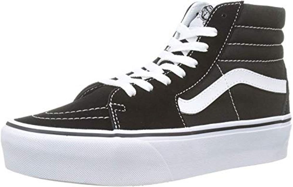 Fashion Vans Sk8 Hi Platform Calzado Black