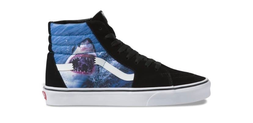 Fashion Vans Sk8-Hi Discovery Shark Week (2019)