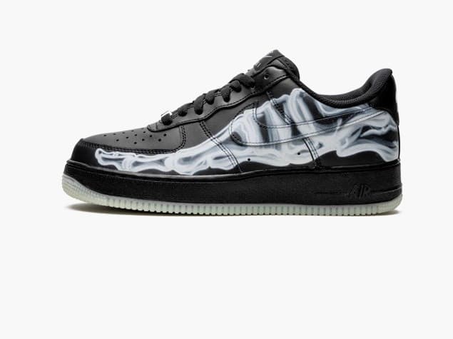 Fashion Air Force 1 “ Black skeleton”