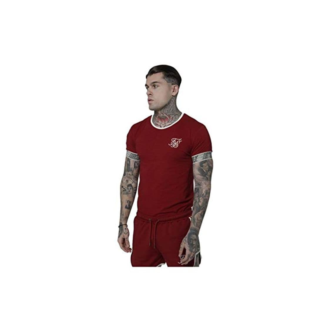 Producto Sik Silk Runner Cuff Gym tee - Red