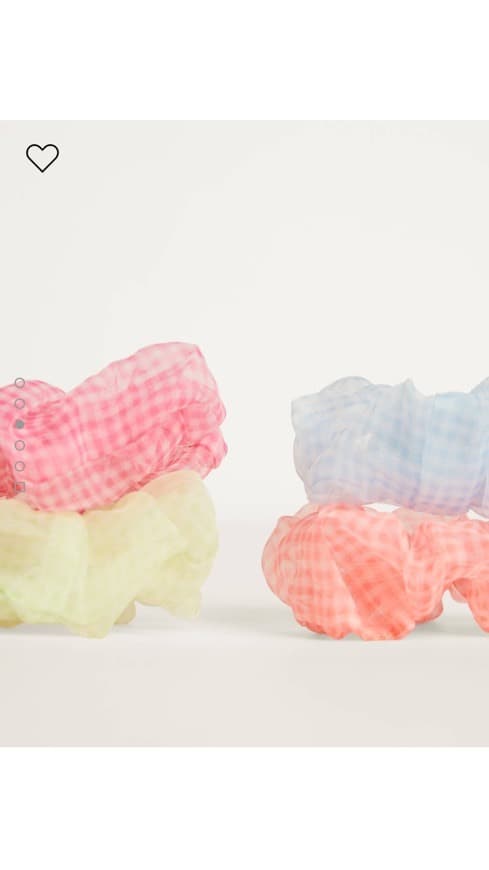 Moda Scrunchies de organza