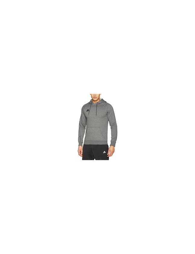 Fitness Adidas Core18 Hoody Sudadera con Capucha, Hombre, Gris