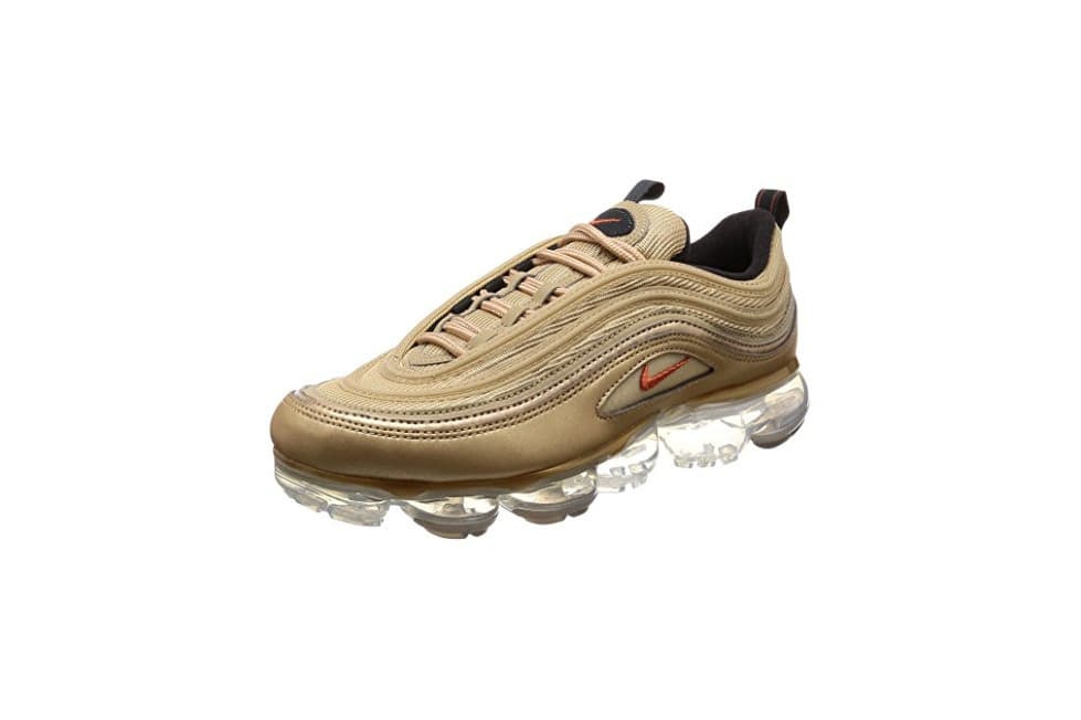 Fashion Zapatillas Mujer en Piel NIKE Air MAX Vapormax 97 en Tela Dorada