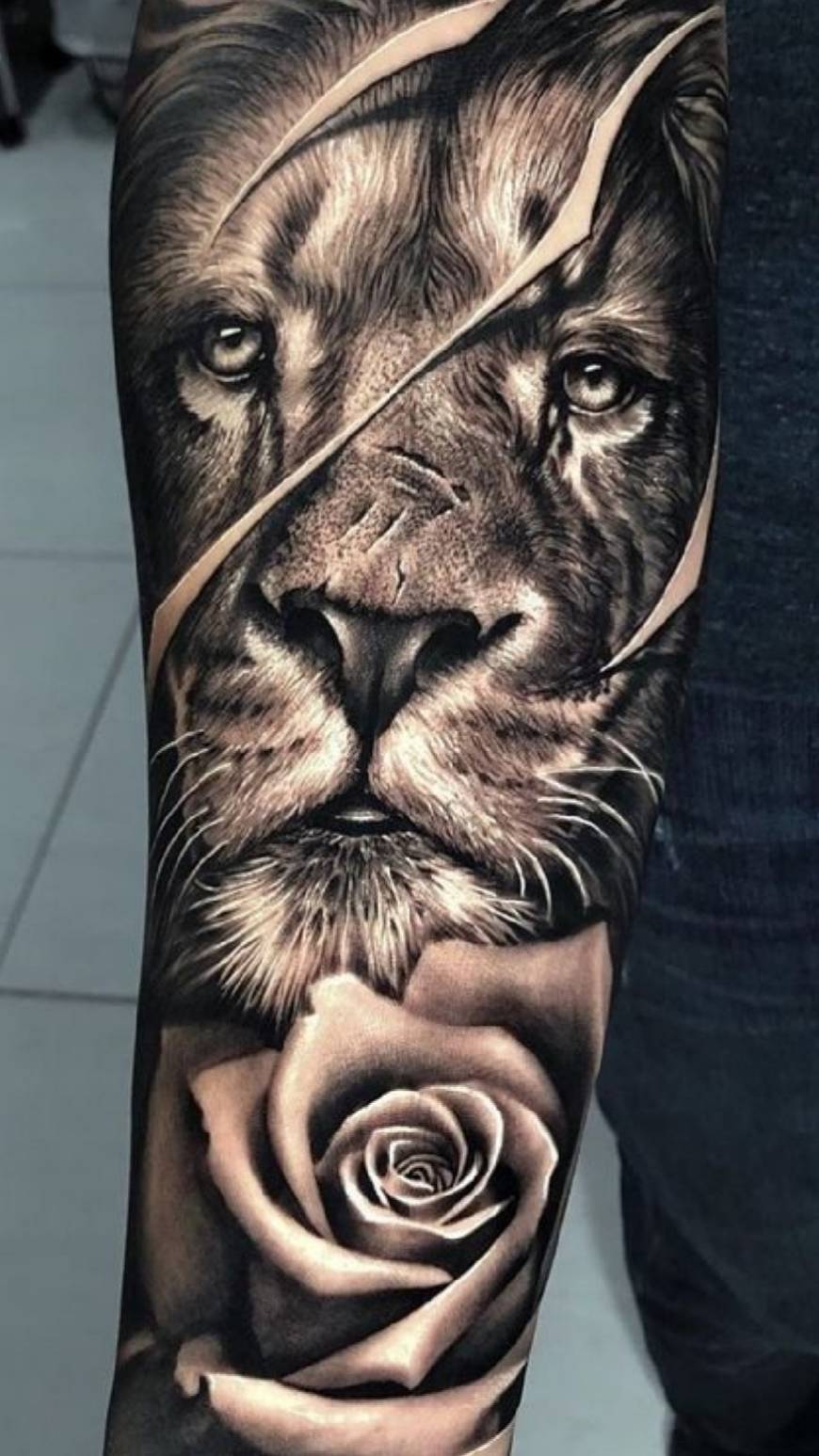 Fashion Tiger tatto