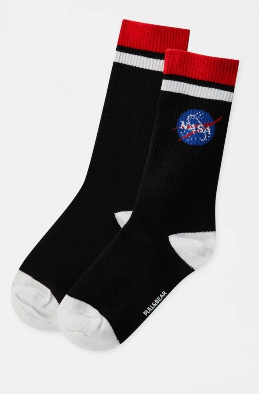 Fashion Meias desportivas da NASA com logótipo

