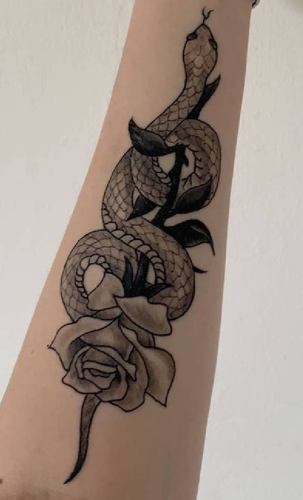 Fashion Snake tattoo