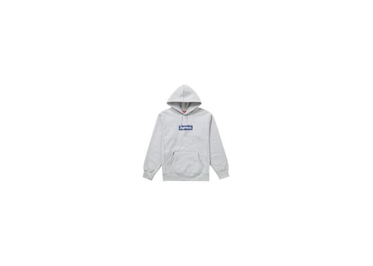 Producto Supreme Bandana Box Logo Hooded Sweatshirt Heather Grey