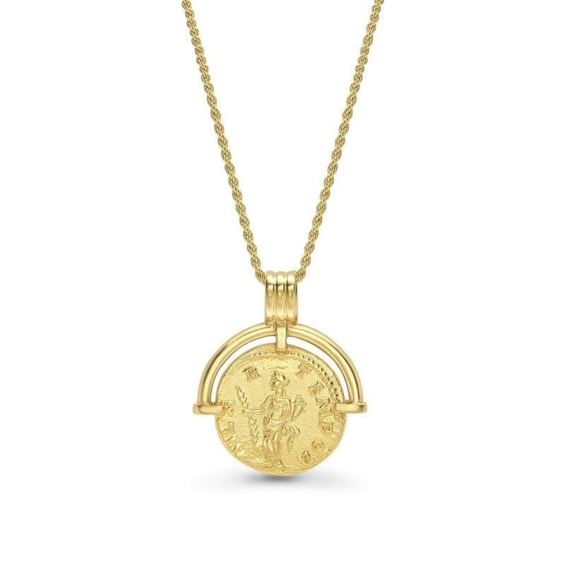 Fashion LUCY WILLIAMS GOLD ROMAN ARC COIN NECKLACE | MISSOMA