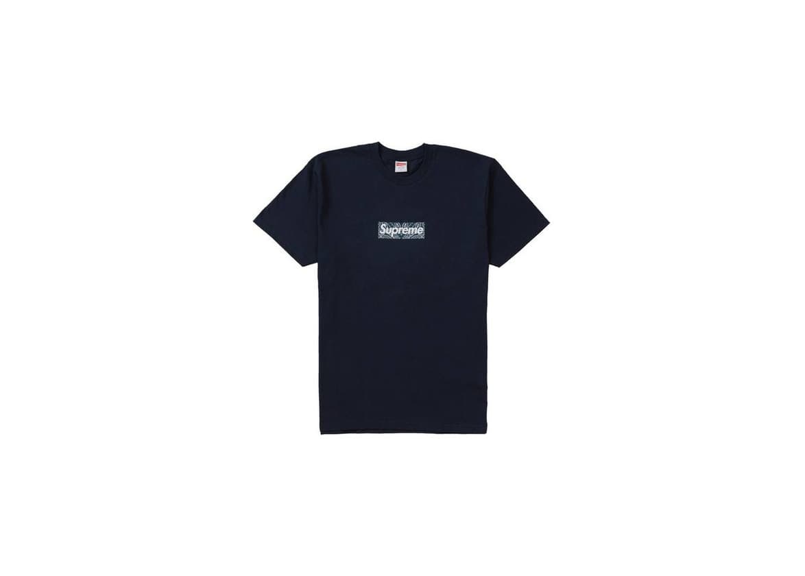 Product Supreme Bandana Box Logo Tee Navy