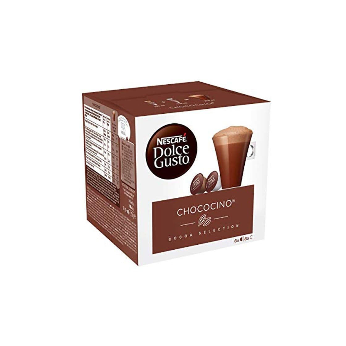 Producto DOLCE GUSTO chococcino 16 capsulas estuche 270 gr