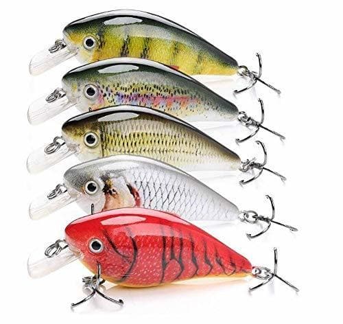 Product DALMFisher Crankbaits - Set de señuelos Artificiales para Pesca