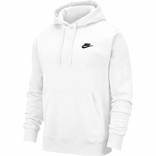 Fitness Nike M NSW FZ FLC Club Sudadera con Capucha, Hombre, Negro