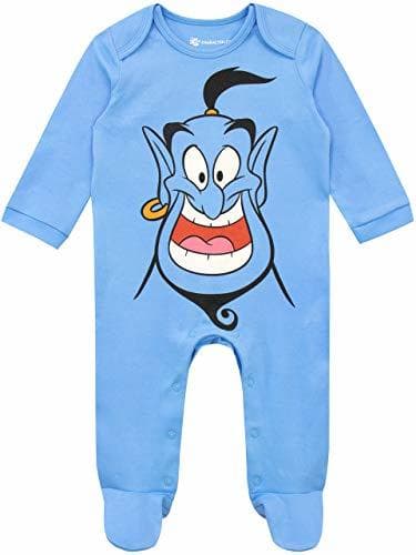 Product Disney Pijama Entera para Niños Bebés Aladdin Azul 12-18 Meses