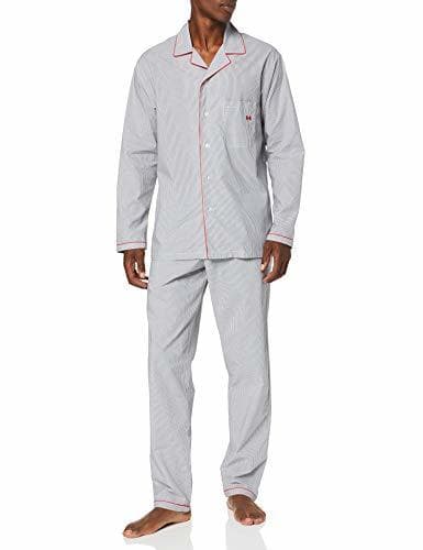 Place HOM Sleek Long Woven Sleepwear Pijama,