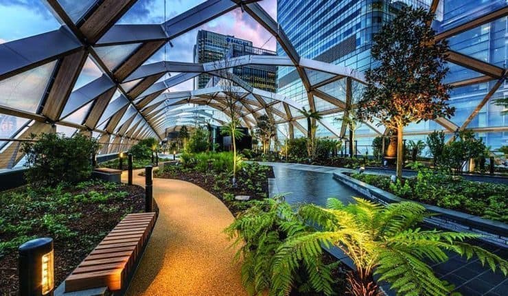 Lugar Crossrail Place Roof Garden