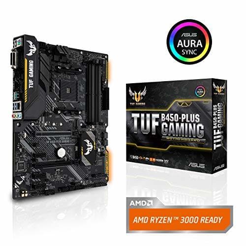 Electrónica Asus TUF B450-PLUS GAMING - Placa base de gaming mATX AMD B450