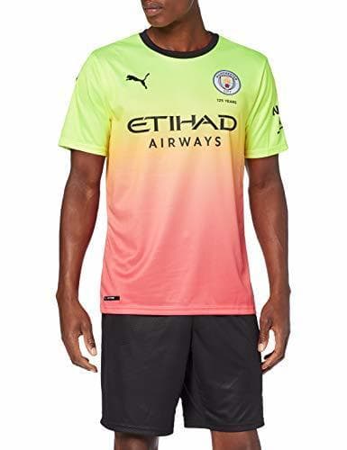 Fitness PUMA MCFC FC Third Shirt Replica SS with Sponsor Logo Maillot