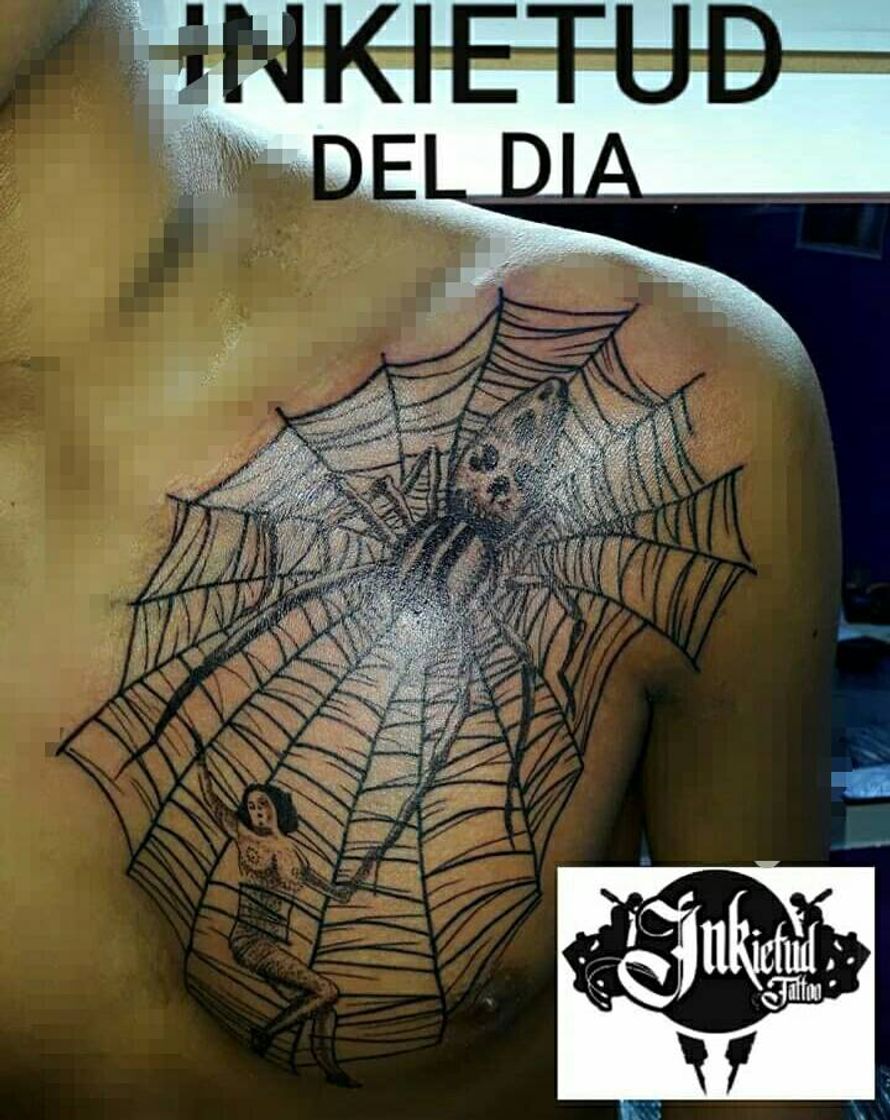 Fashion TATTOS-Arañas Y Spider Net Tatuajes


