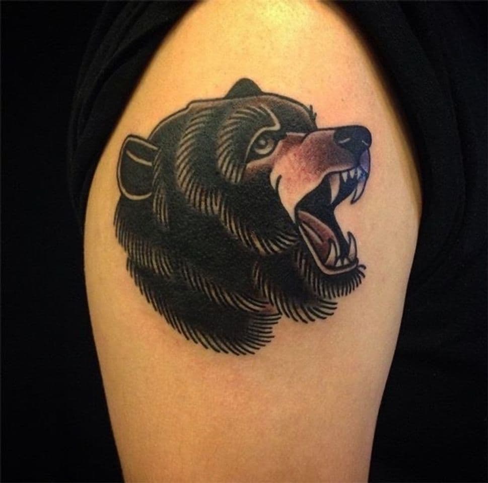 Moda Tatto Urso Old School