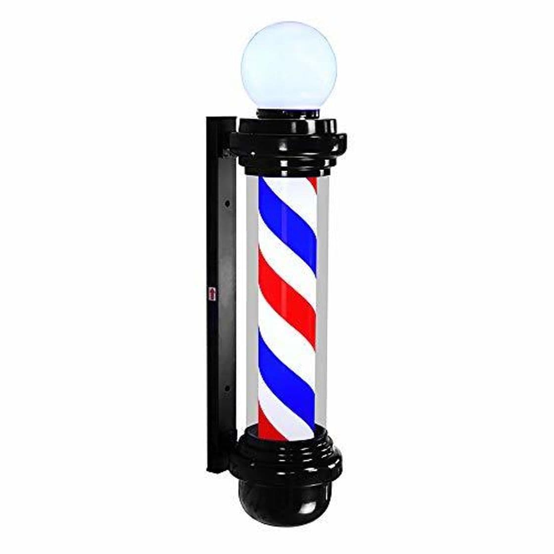 Belleza Poste De Barbero Rotación E Iiluminación Material De Tubo De PC Impermeable