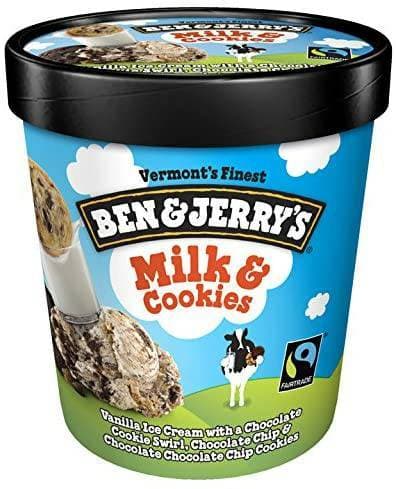 Fashion Ben & jerrys's leite e biscoitos