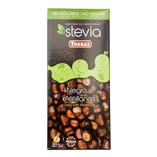 Product Chocolate Negro Avellanas Stevia