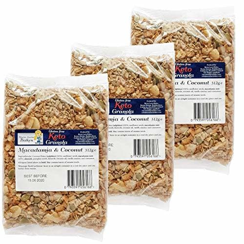 Product Granola Keto con Nueces de Macadamia y Coco sana y deliciosa