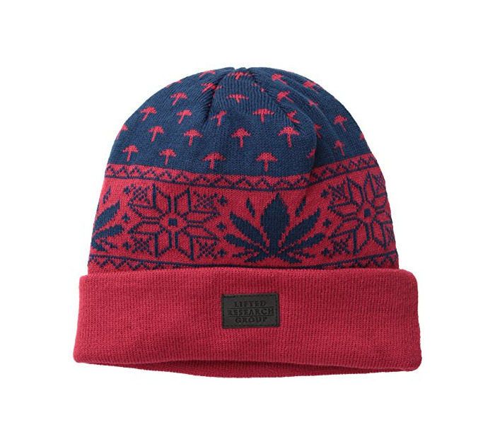 Product LRG - Gorro de Punto - para Hombre Rojo Rosa