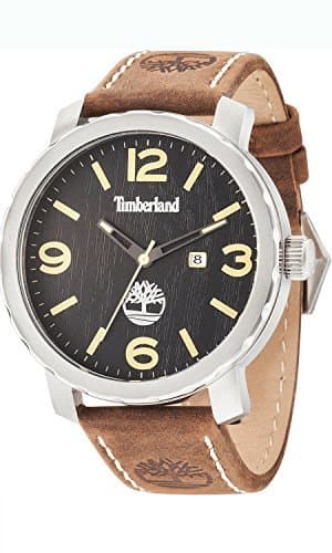 Place Timberland Pinkerton Reloj para Hombre Analógico de Cuarzo con Brazalete de Piel