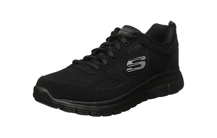 Moda Skechers Burns 52635-bbk, Zapatillas para Hombre, Negro