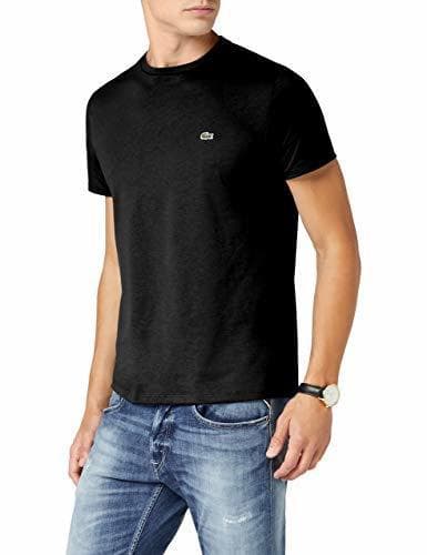 Fashion Lacoste TH6709, Camiseta para Hombre, Negro