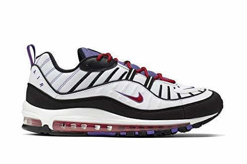 Fashion NIKE Air MAX 98 White/Black-Psychic Purple