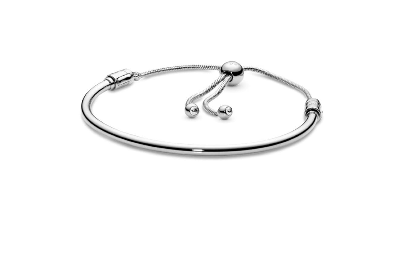 Fashion Bangle Sliding Moments com duas zircónias