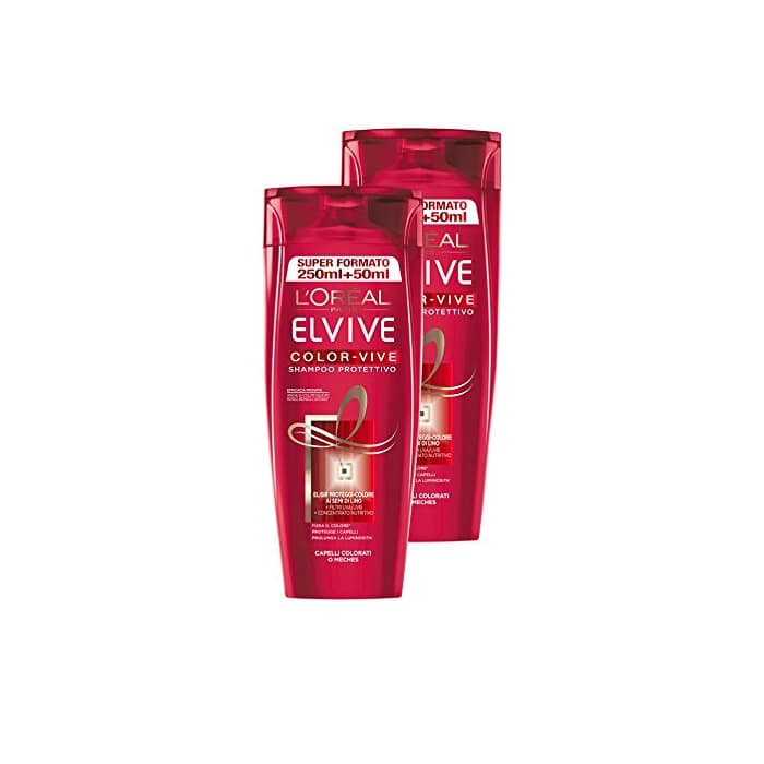 Belleza L'Oréal Paris Elvive Color Vive Champú Protector para Cabello Teñido o con