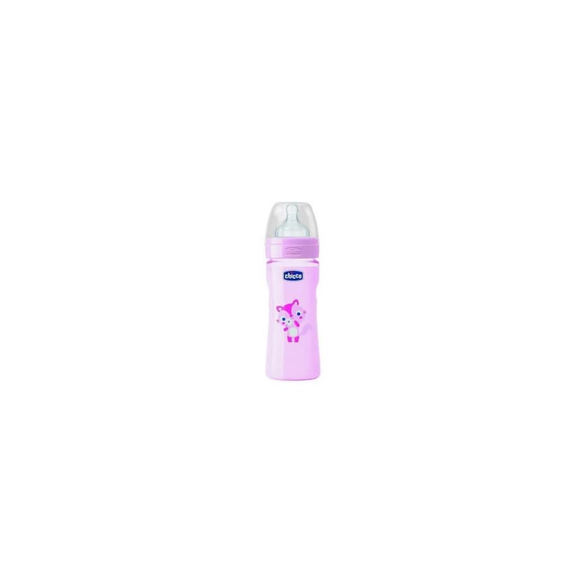 Producto Biberão Wb Chicco Silicone Love Rosa 2M+ 250Ml