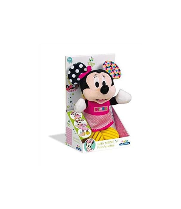 Producto Clementoni- Disney Peluche con Sonidos Baby Minnie, Multicolor, Miscelanea