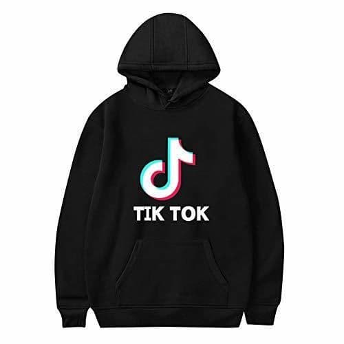 Producto TIK TOK Sudadera con Capucha Unisex Camisa Cuello Redondo Blusa Manga Larga