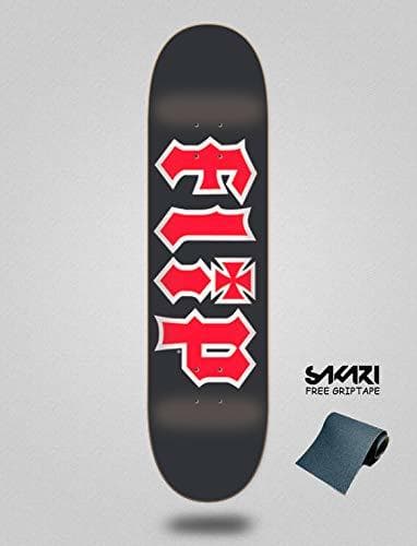 Producto Flip Monopatin Skate Skateboard Deck Team HKD Black 8.0"x31.5"