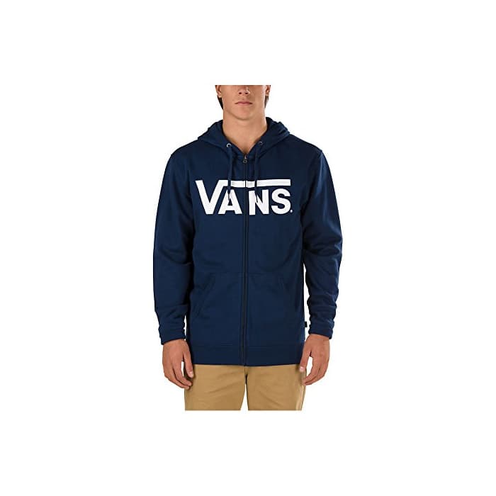 Moda Sudadera Con Cremallera Vans Classic Dress Azuls-Bright Blanco