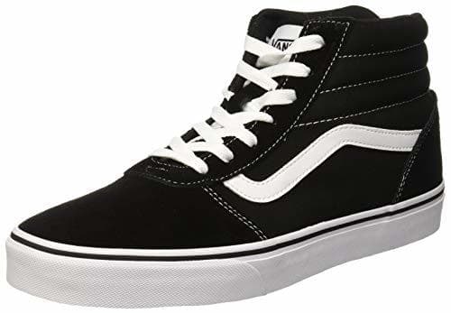 Place Vans Ward Hi, Zapatillas Altas para Mujer, Negro