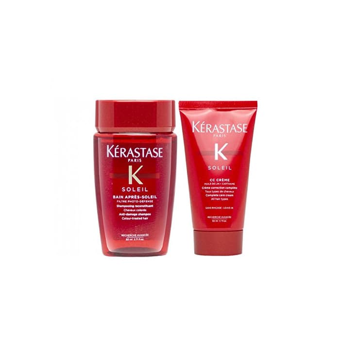 Belleza Kerastase Soleil Bain Apres Soleil y CC Creme Kit de viaje