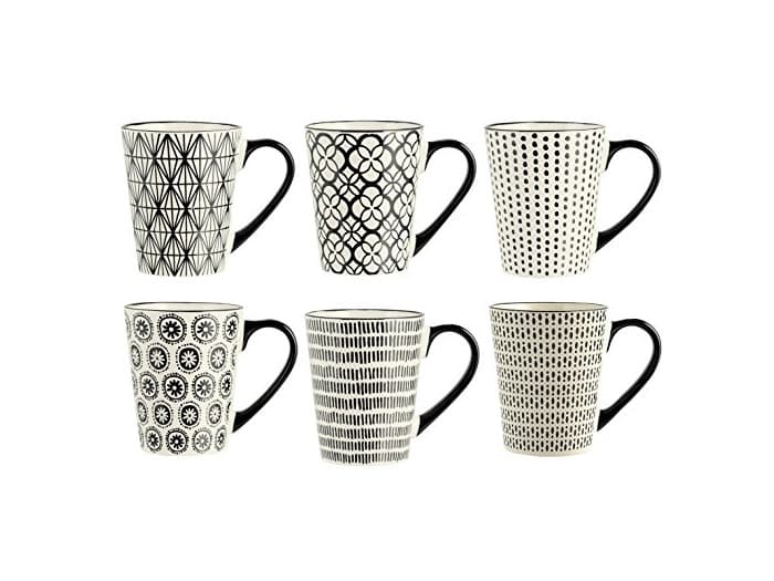 Product H&H Vhera Stoneware - Juego de 6 Tazas