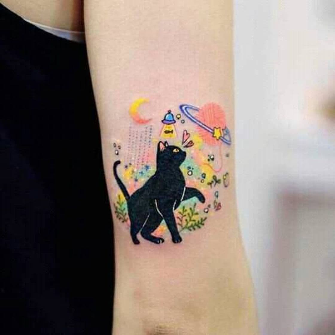 Fashion Tattoo cat👽