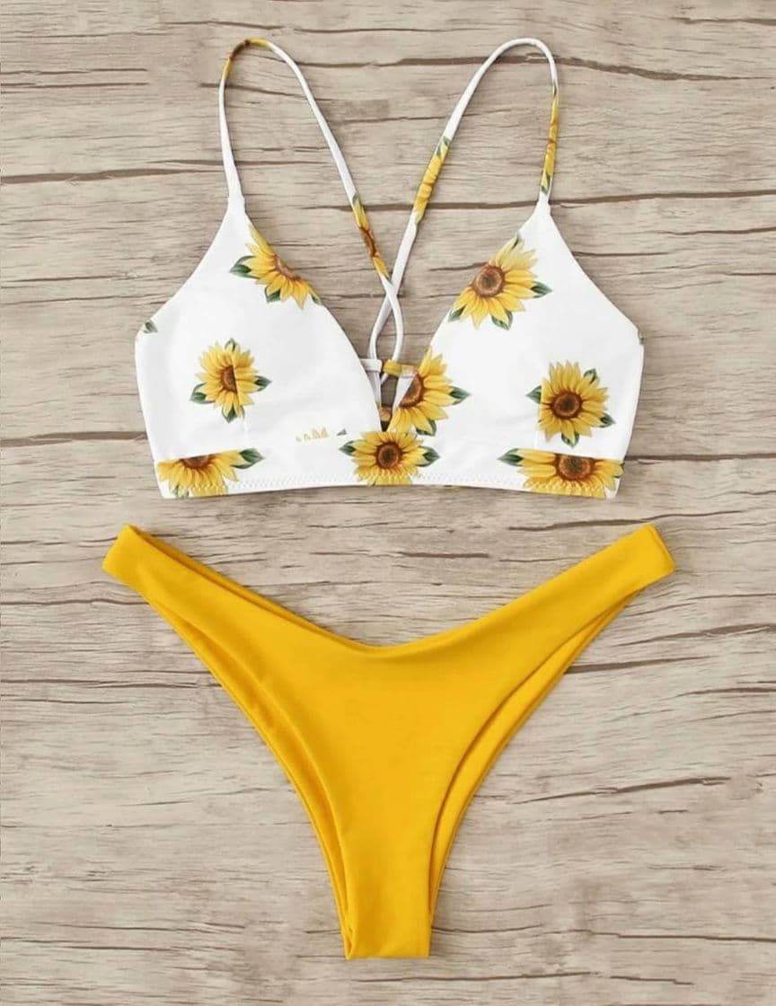 Moda Bikini girasoles