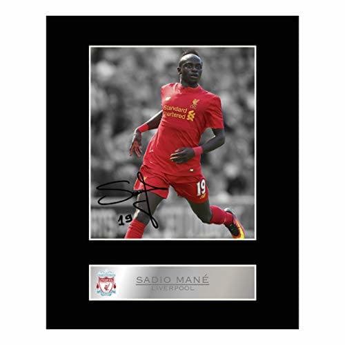 Place Foto montada autografiada por Sadio Mané del Liverpool FC